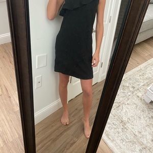 Black one shoulder dress